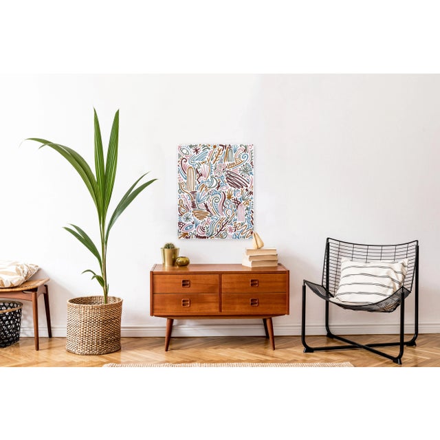 White "Aerial Magic" Original Artwork by Ilan Leas For Sale - Image 8 of 10