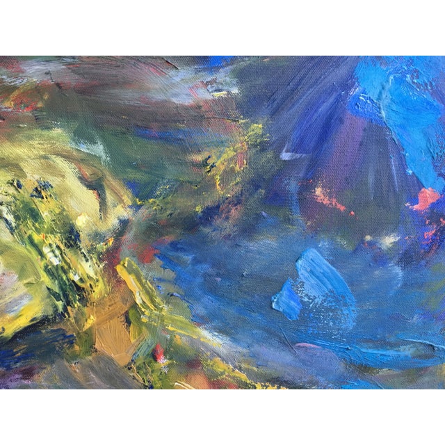 Contemporary Vintage Abstract Impasto Painting 5 For Sale - Image 3 of 6