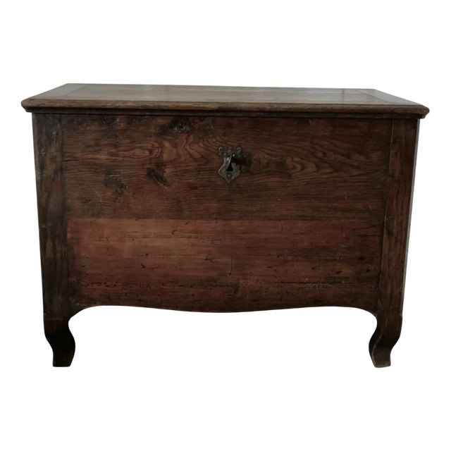 Small 18th Century French Oak Coffer For Sale