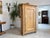 Restored antique farmhouse cupboard, natural wood, from the Biedermeier period. Dimensions: Height x Width x Depth 178 x...
