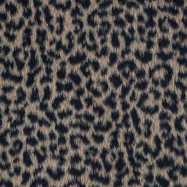 Sample - Schumacher Lilya Leopard Fabric in Natural For Sale