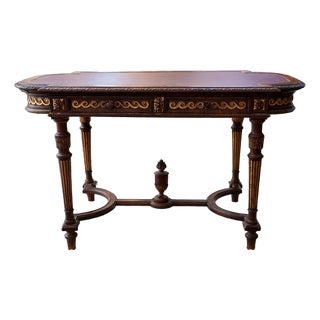 Antique French Louis XVI-Style Bureau Plat For Sale