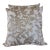 Pair of Custom White Pillows W/ Fern Botanical Design For Sale