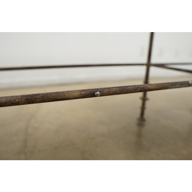 Hooker La Grange St James Metal and Stone Console For Sale - Image 16 of 17