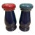 Vintage Denby Harlequin Salt and Pepper Shakers For Sale