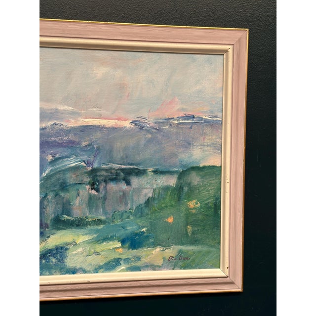 Pia Oom, Landscape, 1950s, Oil on Canvas, Framed For Sale - Image 12 of 18