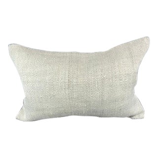 16 x 24 Hemp Pillow Turkish Cushion Natural White Pillow Cushion Cover For Sale