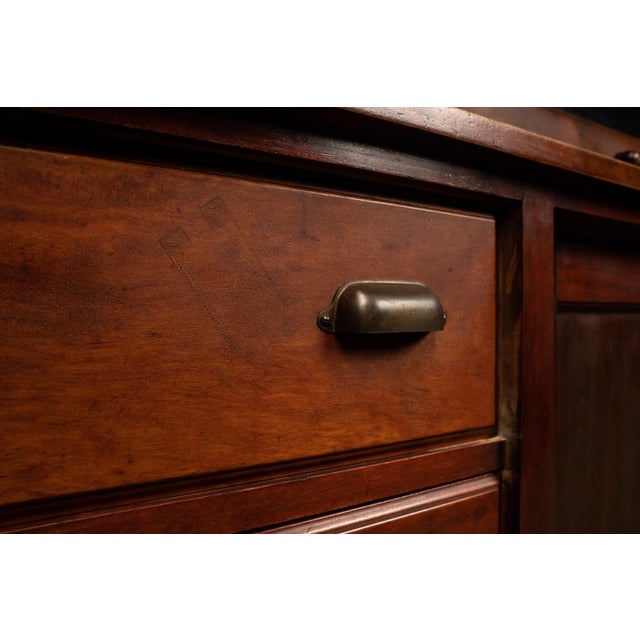 Massive Antique Mercantile Display Cabinet For Sale - Image 9 of 13