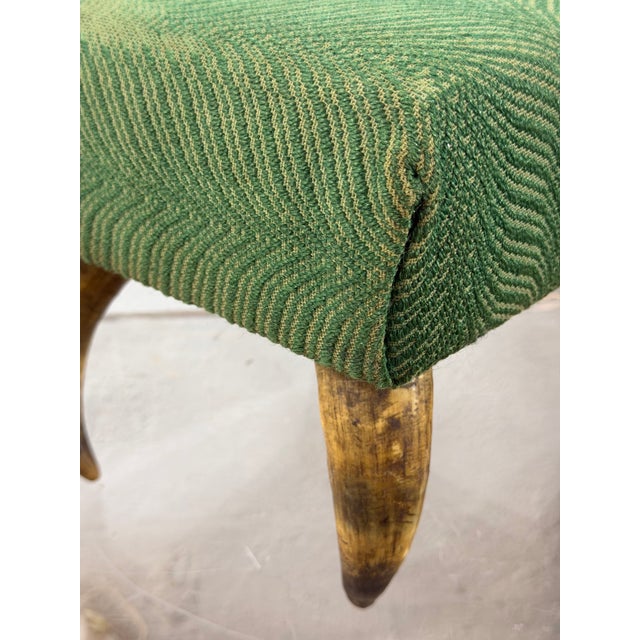 Antique Horn Footstool For Sale In Charleston - Image 6 of 8