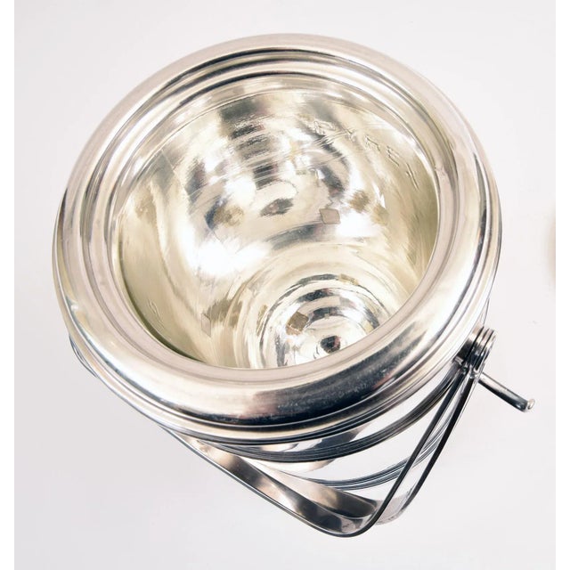 Early 20th Century Sterling Silver Cartier Covered Ice Bucket with Two Handles For Sale - Image 5 of 13