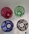 American Late 20th Century 4 Nachtman Cut to Clear Colored Crystal Goblets For Sale - Image 3 of 9