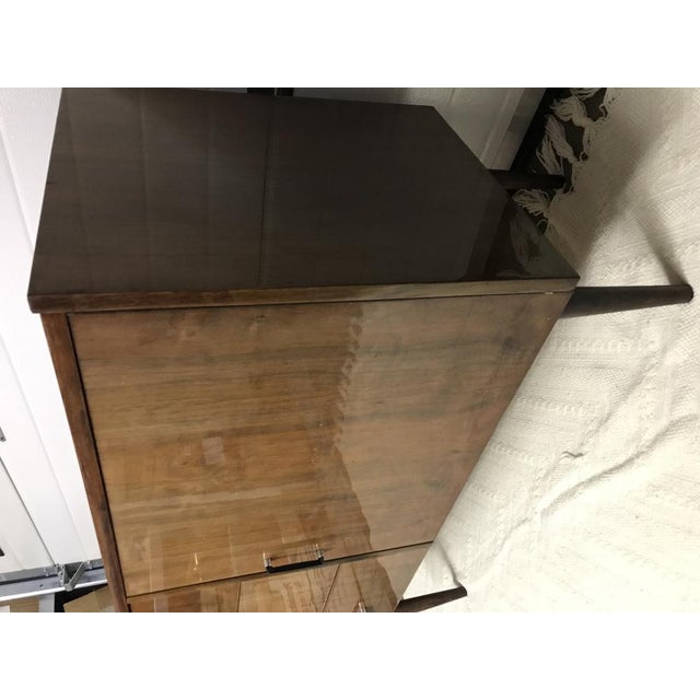 Brown Vintage Cabinet, 1960s For Sale - Image 8 of 18