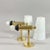 Mid-Century Brass V18 Wall Lights attributed to Eje Ahlgren for Bergboms, Sweden, 1960s, Set of 2 For Sale - Image 13 of 18
