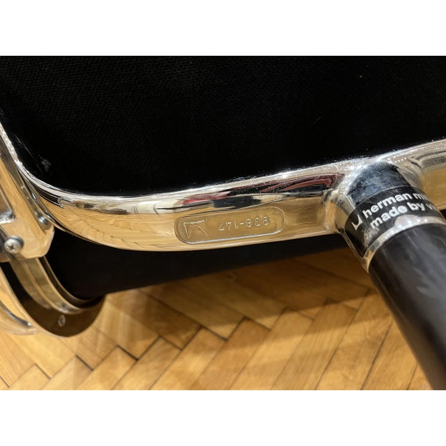 EA 207 Soft Pad Chair by Vitra in Dark Brown Leather, 1990s For Sale - Image 15 of 16