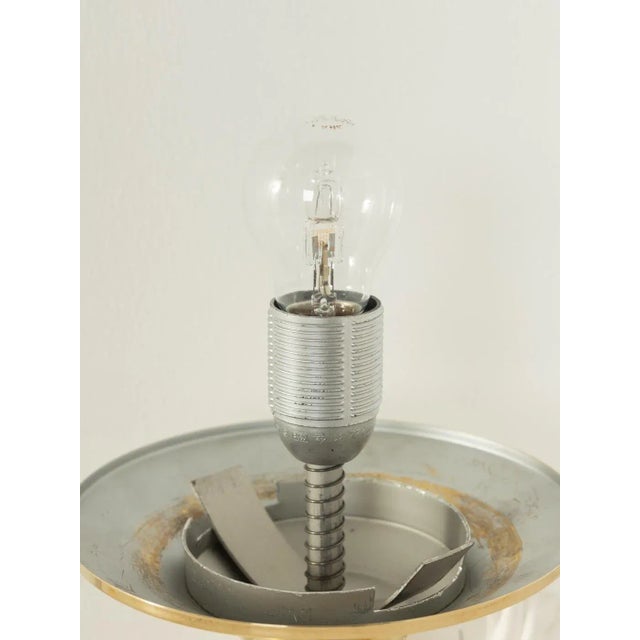 Metal Table Lamp from Leclaire & Schäfer, 1970s For Sale - Image 7 of 9