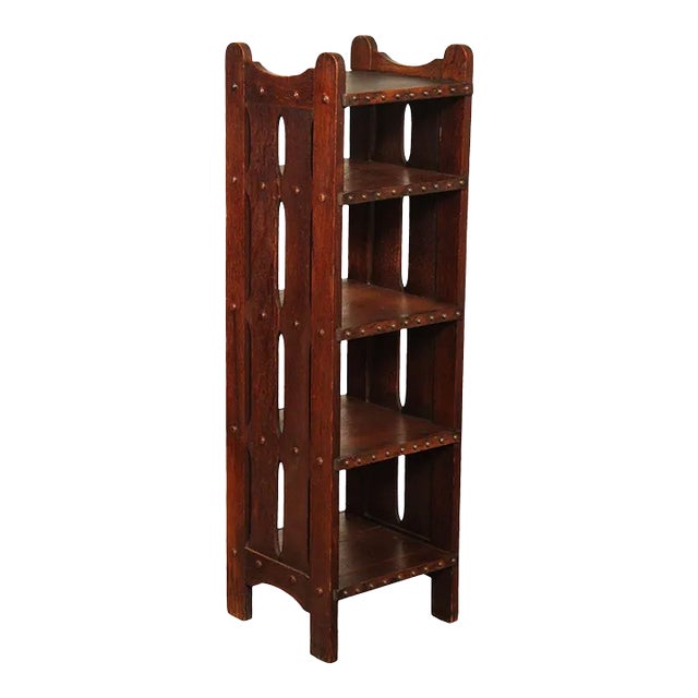 アンティーク家具　MISSION BOOKCASE UNIT Antique Mission Oak double door Bookcase – 36″ Wide - Arts