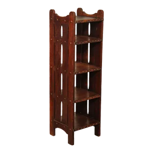 Antique Mission Oak Open Bookshelf Etagere