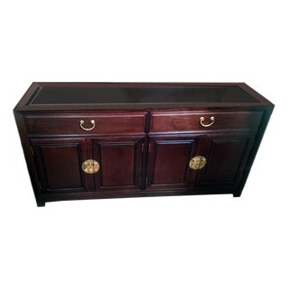 Late 19th Century Ming-Style Ju-Mu Oriental Credenza or Sideboard For Sale