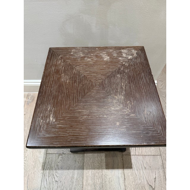 1970s Donghia “Jmf” Jean-Michel Frank Pedestal Table For Sale - Image 11 of 11