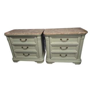 Vintage Bedside Chests by Stanley a Pair For Sale