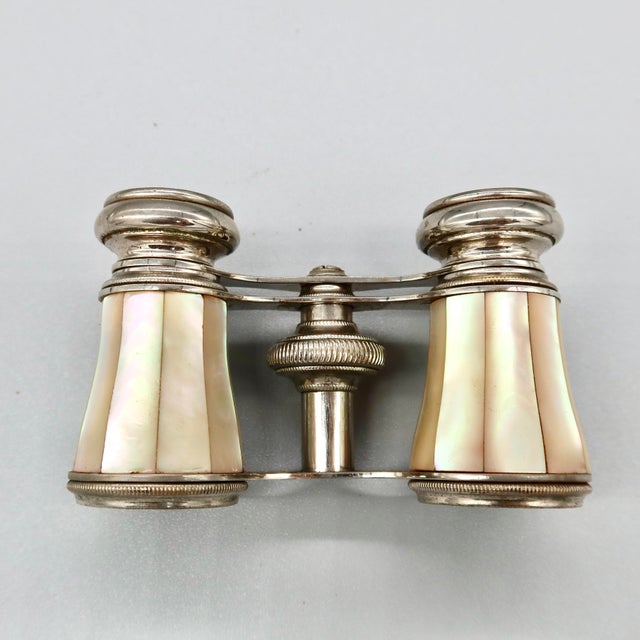 Late 19th Century Antique Mother-of-Pearl Opera Glasses With Original Fitted Case For Sale - Image 5 of 10
