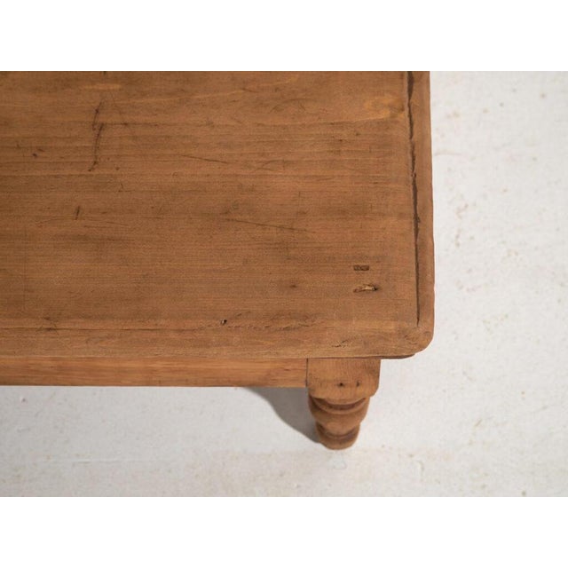 Brown Antique Pine Low Table For Sale - Image 8 of 10