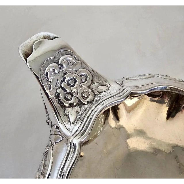Antique George IV Sterling Silver Repoussé Griffin Crest Cream Jug, London, 1823 For Sale - Image 12 of 16