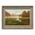 Late 20th Century River Landscape Scene with Horses in the English Countryside by David Morgan For Sale