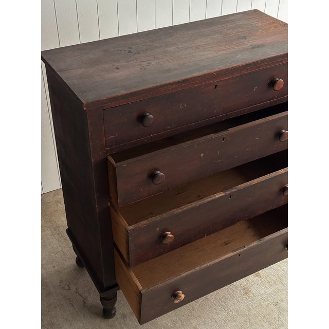 Late 19th Century Antique Pine Chest of Drawers For Sale - Image 15 of 17