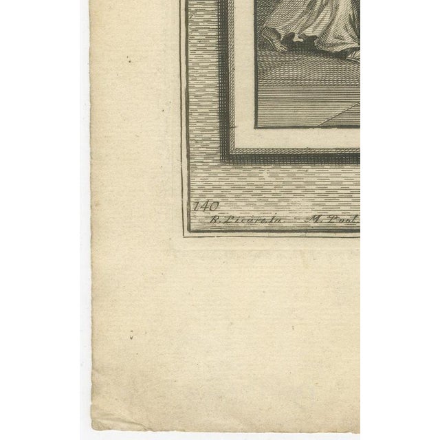 Pieter Mortier, Martyrdom of the Maccabee Brothers and Zeal of Mattathias, 1700, Engraving For Sale - Image 9 of 12
