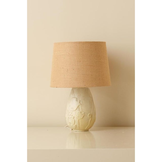 Ceramic table lamp model '208' by Anna-Lisa Thomson, 1940s. Produced at Upsala Ekeby, 1940s. This piece is attributed to...