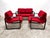 Complete arflex set from the 1990s – sofa + 2 armchairs for sale: an original arflex set from the 1990s, consisting of a...