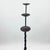 Hand Forged Iron Candelabra Set of 3 (98-118cm) Antique Copper Finish Sculptural Iron Bamboo Style Estate Set For Sale - Image 4 of 6