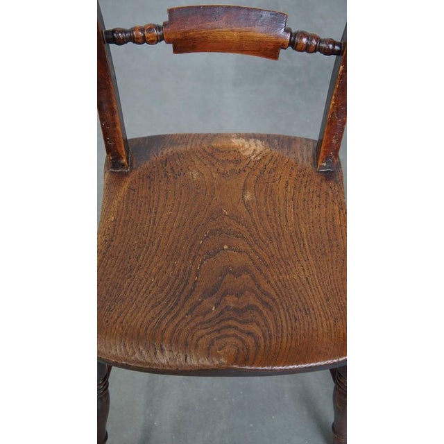 Antique English Chairs with Woodwork, Set of 2 For Sale - Image 5 of 14