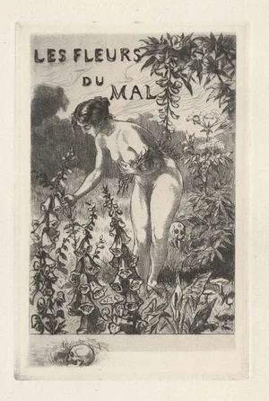 Les Fleurs du Mal - Complete Series of 12 etchings by M. Van Maele - 1917 1917