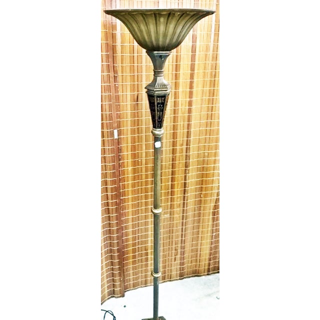 1980s Vintage Floor Lamp Torchierre For Sale - Image 5 of 8