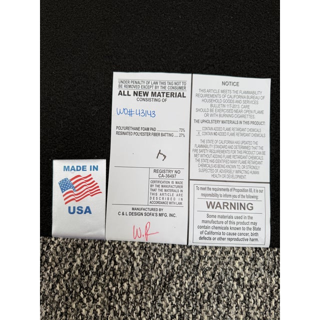 C & L Design Contemporary Chaise Lounge For Sale - Image 12 of 12