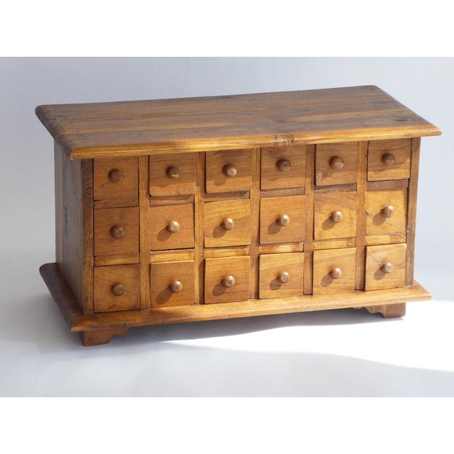 Small Vintage Apothecary Cabinet in Wood, 1960s For Sale - Image 12 of 12