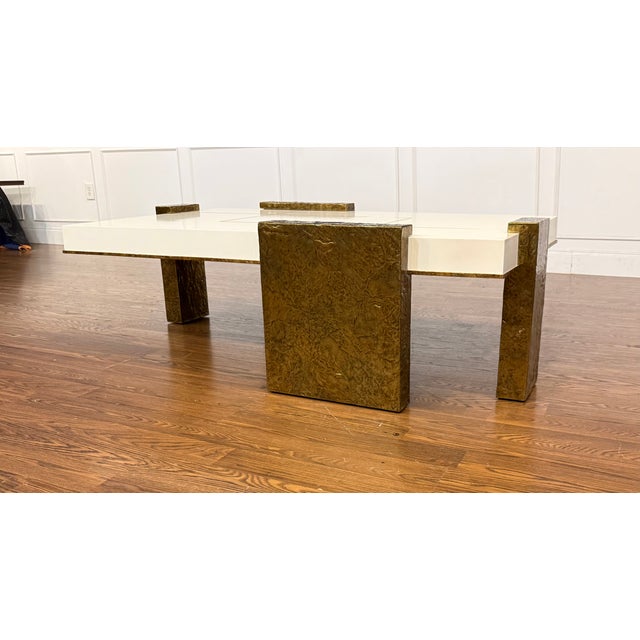 White Century Furniture Contemporary Rectangular Coffee Table For Sale - Image 8 of 13