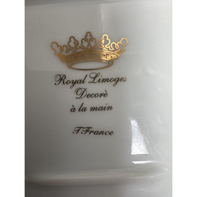 Porcelain Empty Pocket Plate from Royal Limoges, 1970s For Sale - Image 3 of 9