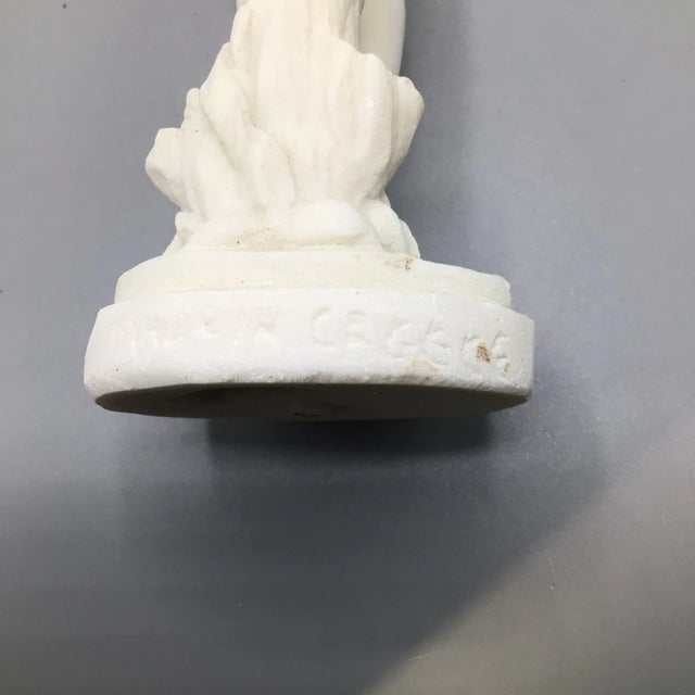 Greek Nude Sculpture "Female Figure Carrying Hydria Water Jar" For Sale - Image 9 of 13