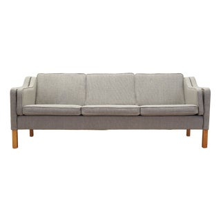 Danish Beech Sofa, 1970s For Sale