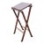 Drexel Mid Century Distressed Walnut Lectern, Podium, X Side Book Stand or Music Stand For Sale