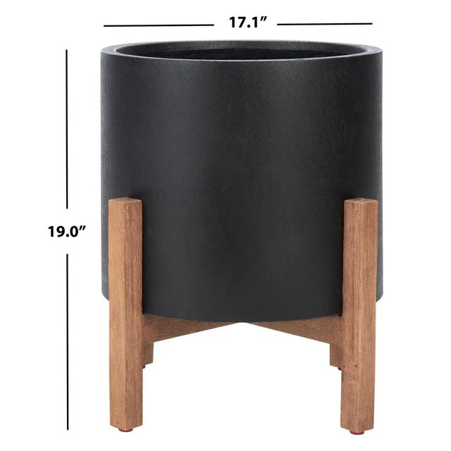 Contemporary Jesper Planter - Black For Sale - Image 3 of 7