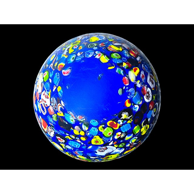 Murano Glass Cachepot with Murrine from Manifattura Di Murano, 1980s For Sale - Image 6 of 8
