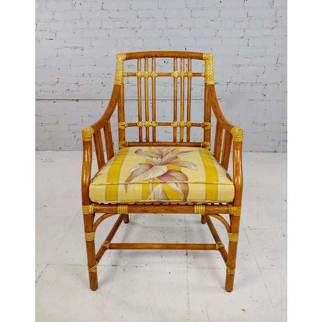 Vintage McGuire Rattan Dining Chairs Set of 4 Chairish