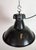 Industrial Black Enamel Pendant Lamps with Cast Iron Top, 1950s, Set of 4 For Sale - Image 15 of 18
