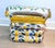 1970s Italian Majolica Stacked Pillows Garden Stool or Ottoman - Trompe l'Oeil Style For Sale - Image 11 of 16