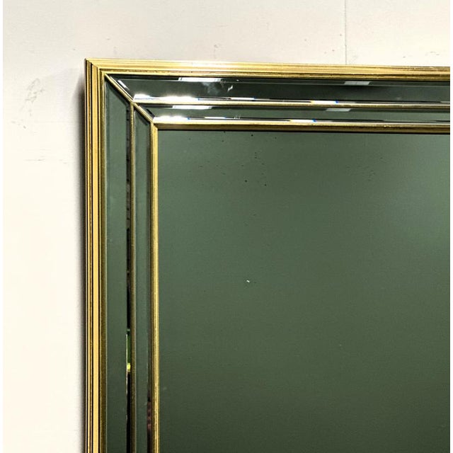 Large Gilt and Bevelled Mirror from Deknudt, Belgium, 1980s For Sale - Image 4 of 6