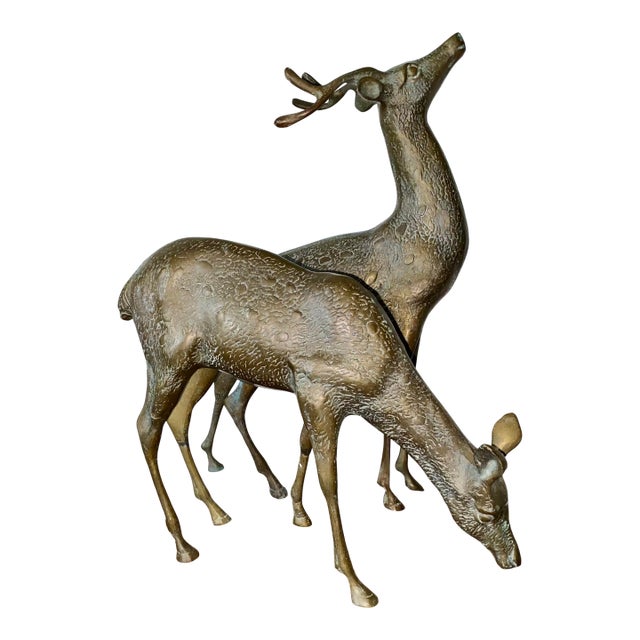Vintage Brass Reindeer For Sale